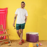 Paisley Green Swim Short